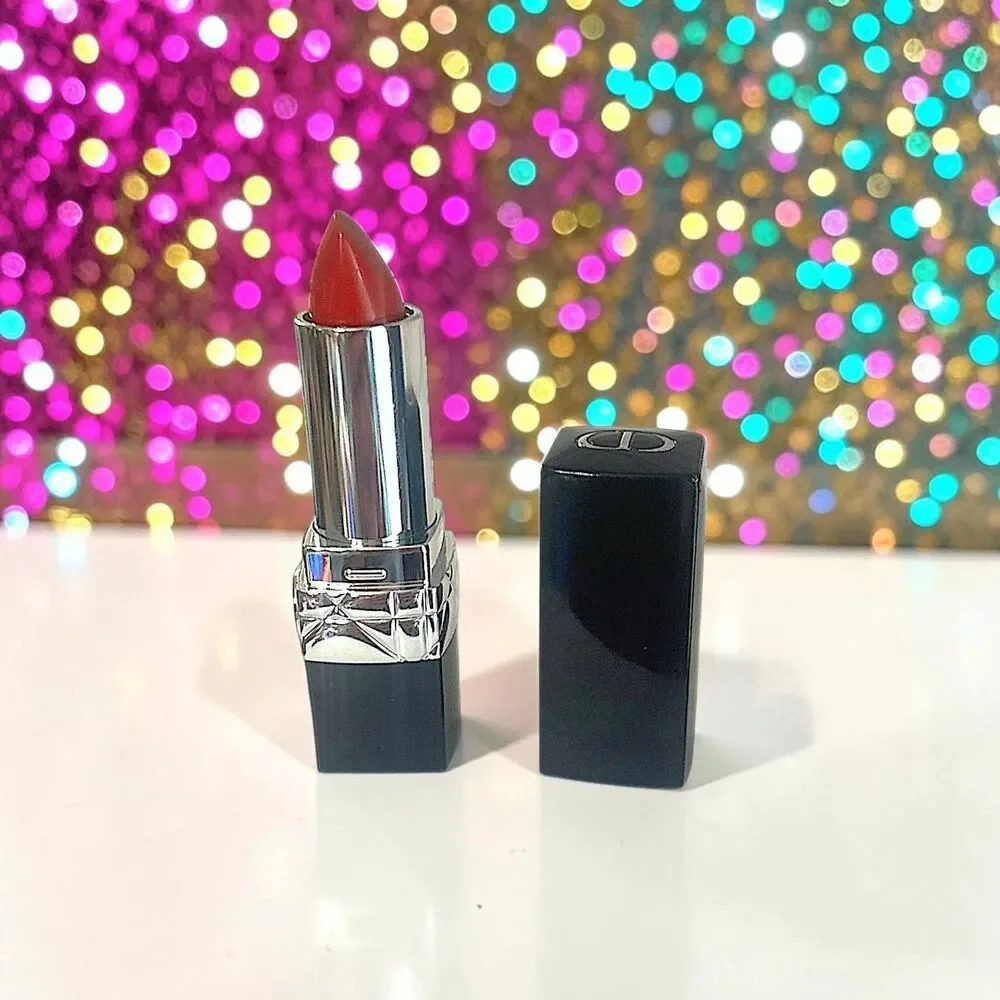 CHRISTIAN DIOR ROUGE DIOR SATIN LIP BALM In Shade 999 0.12 OZ New without box